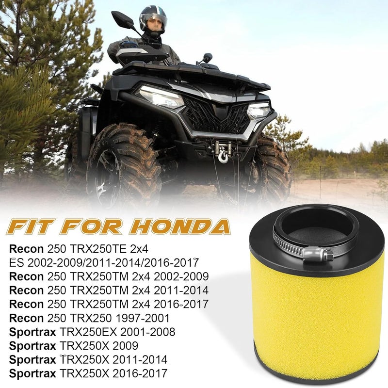 Oceanair TRX250 Air Filter for Honda Recon 250 Sportrax 250 TRX200SX TRX250TE TRX250TM 2x4 TRX 250 TRX250EX TRX250X ATV 17254-HM8-000 - Image 2
